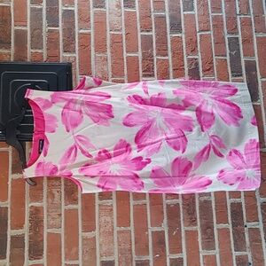 Jones New York Stone Petal Pink Sheath Dress Size 16 (2609)